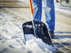 Winter maintenance for pavers include keeping them clear of ice and snow.