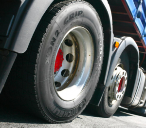 Tire scuffing is commonly caused from larger vehicles